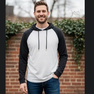 Levi's Black and White Speckled Sweatshirt / Hoodie